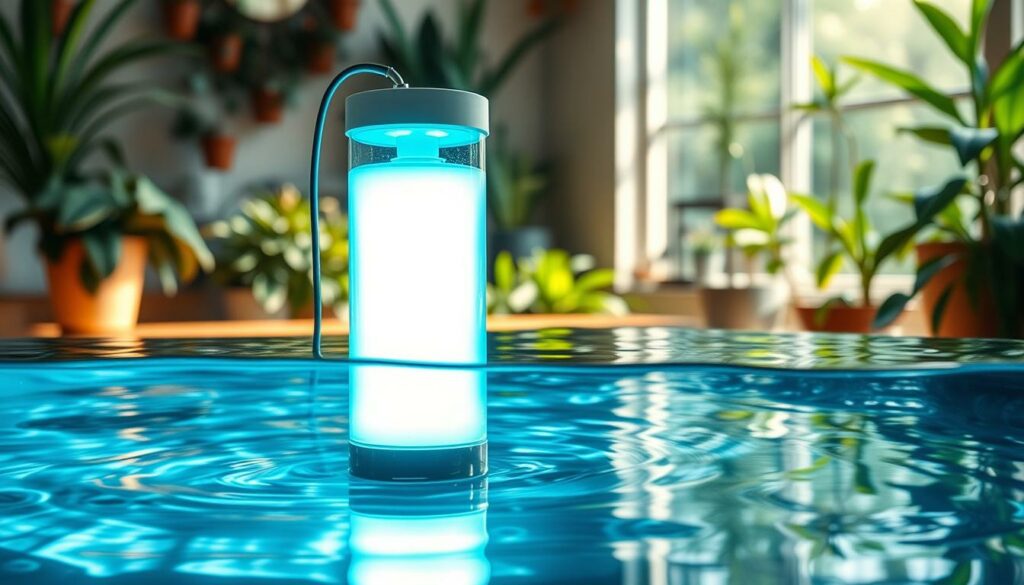 UV light water purification