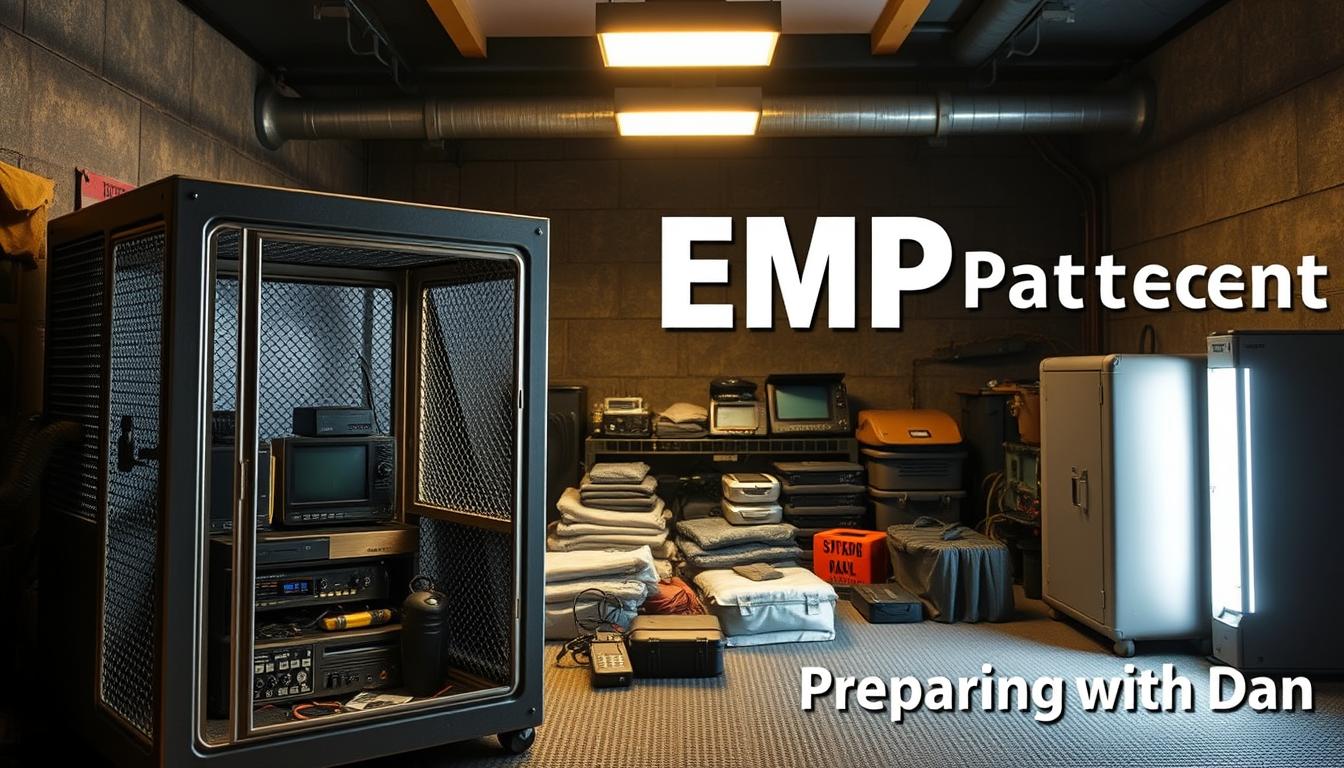 Faraday cage and EMP-proof containers