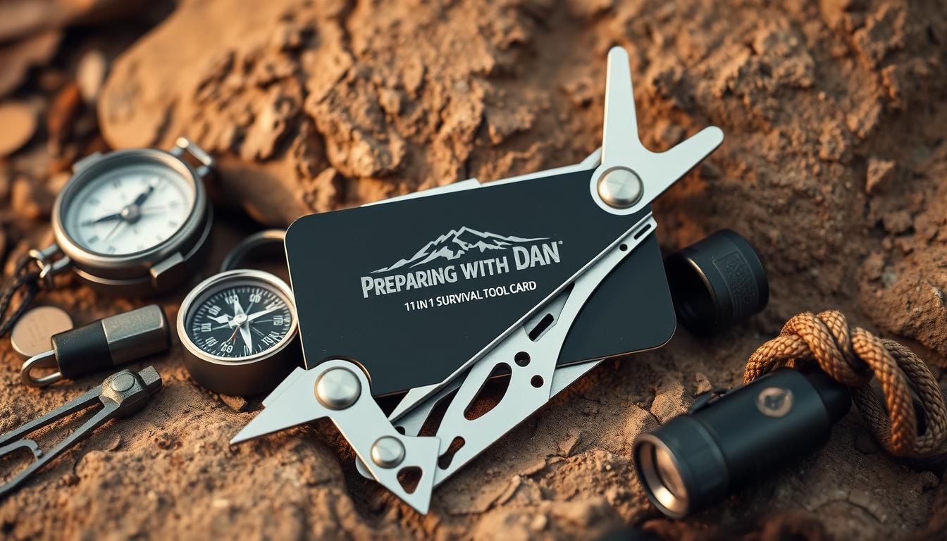 survival multi tool card