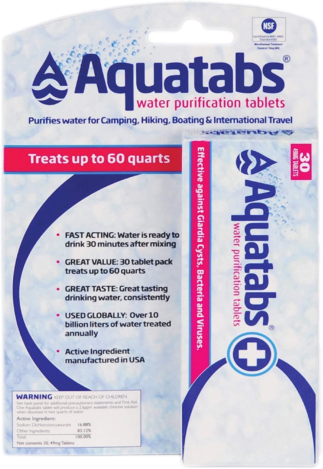 Aquatabs Water Purification Tablets