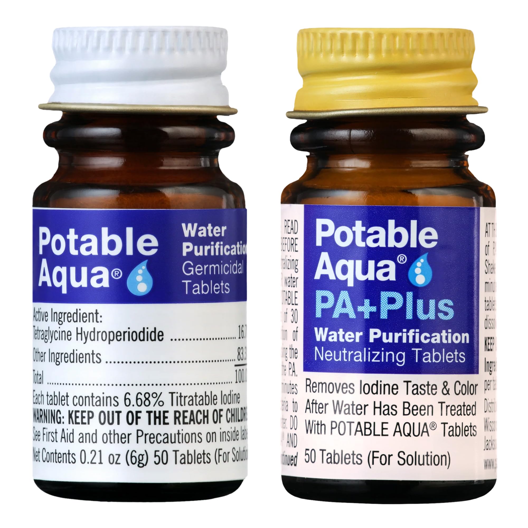 Potable Aqua Water Purification Tablets