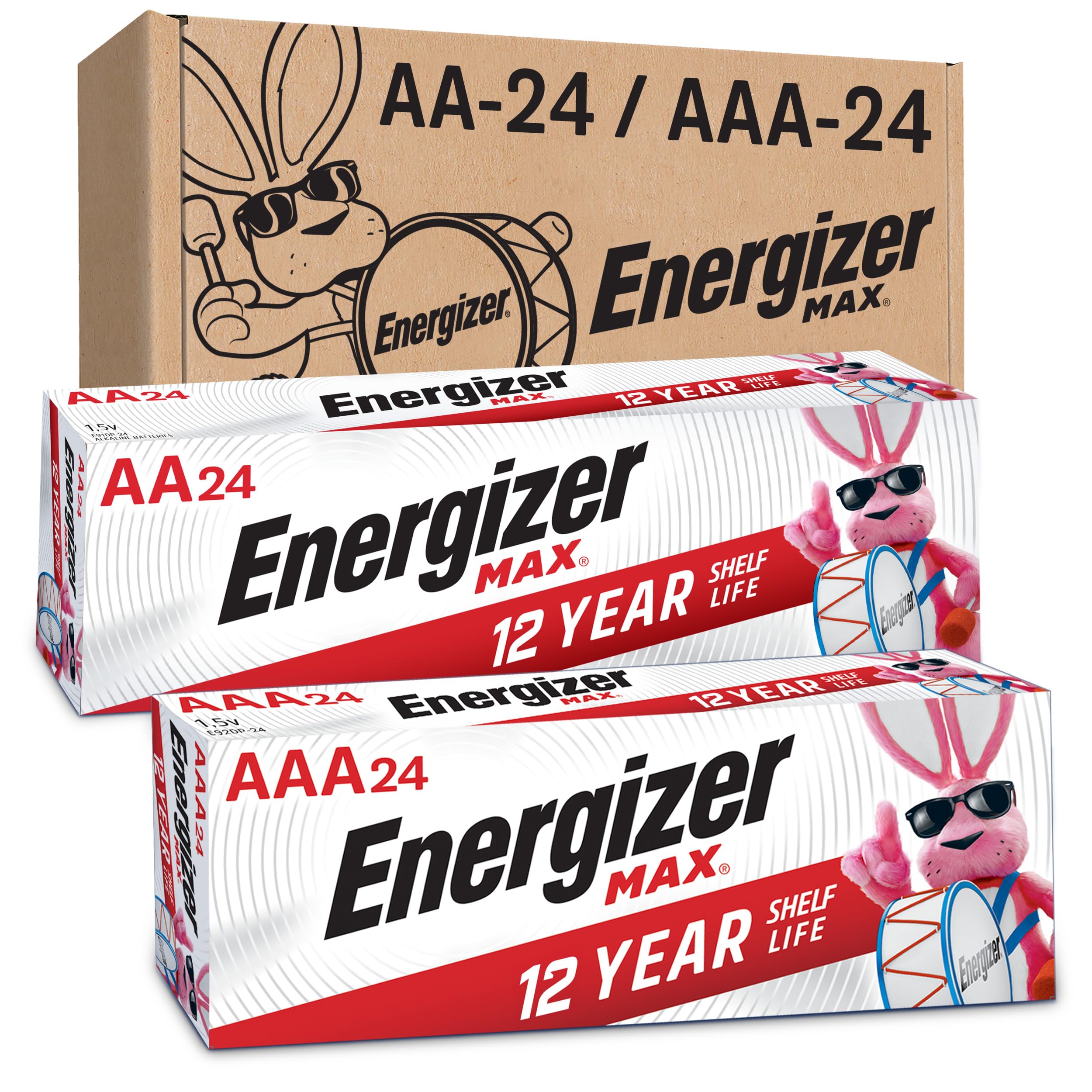 Energizer AA and AAA Batteries, 48 Count