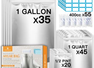 Best Mylar Bags and Oxygen Absorbers for Long-Term Food Storage