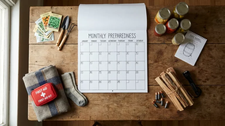 Annual Survivalist Calendar: 12 Monthly Tasks for a Self-Reliant Family