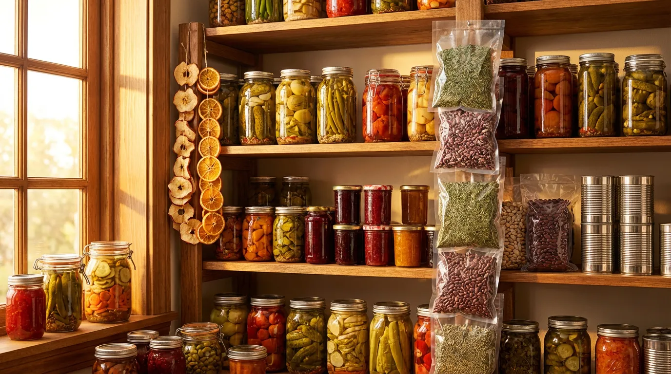 Traditional and Modern techniques of Food Preservation for Homesteaders