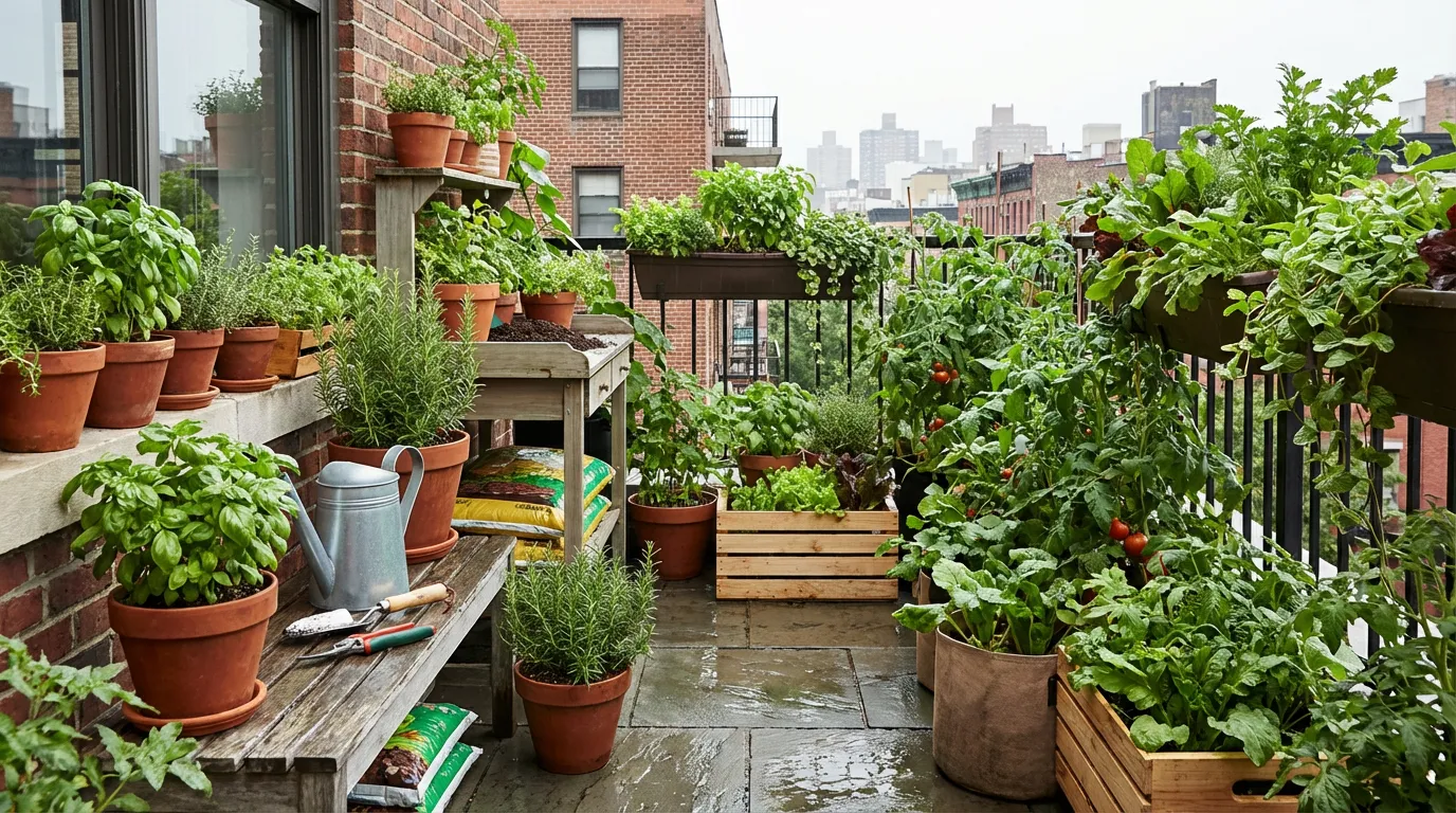 Small Space Sustainable Gardening Guide