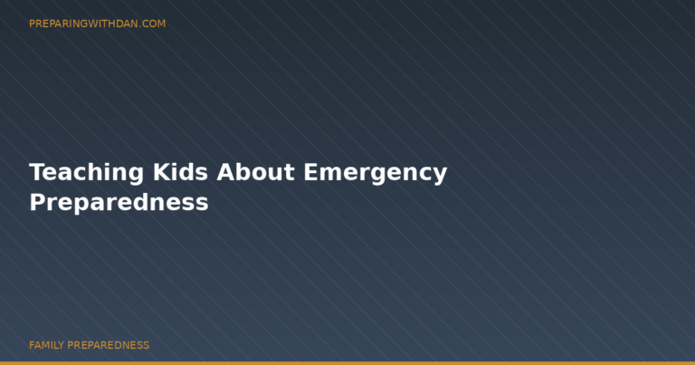 Teaching Kids About Emergency Preparedness